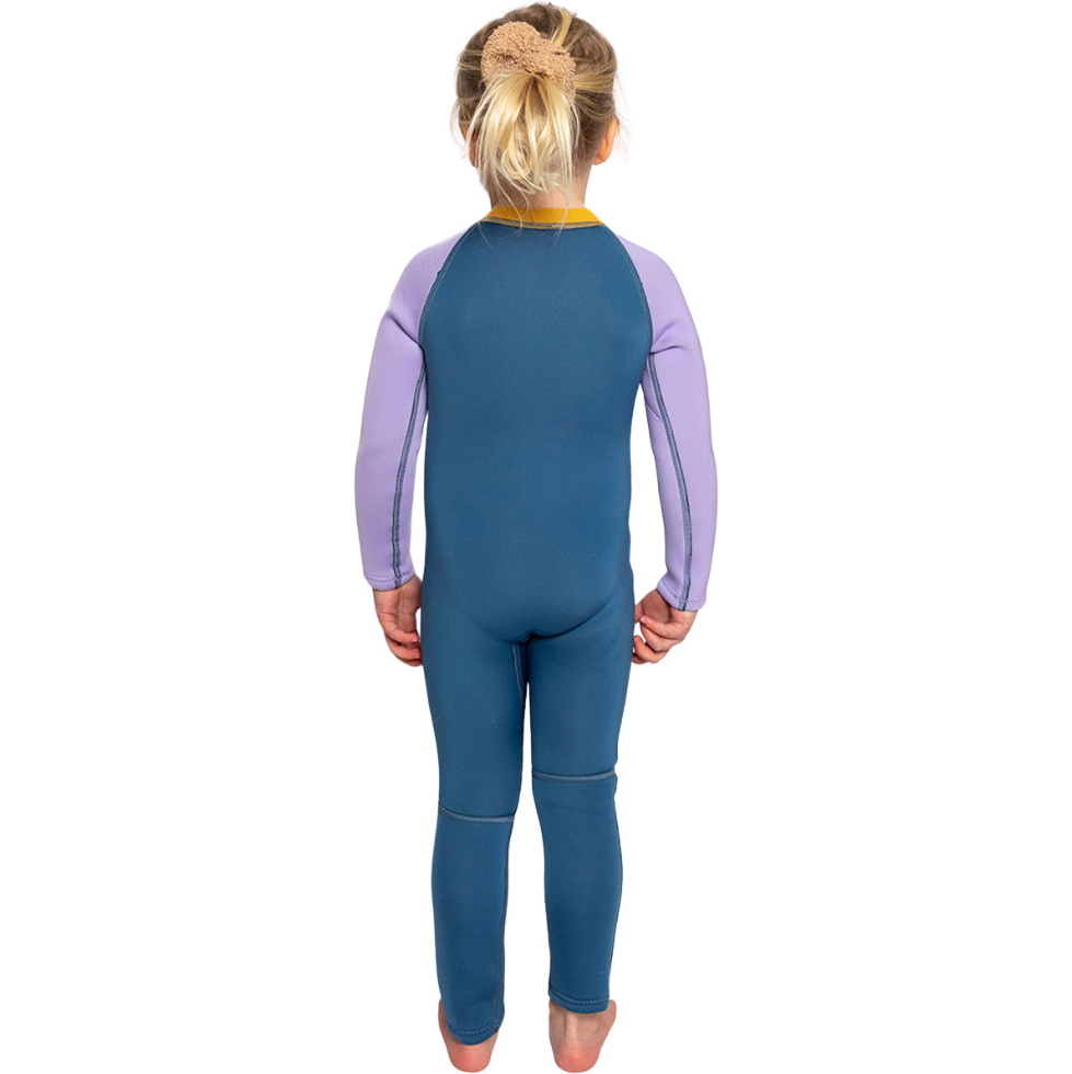 2026 C-Skins Nuwave C-Kid Front Zip Combinaison Néoprène C-NBA32ST - Steel Blue / Lilac